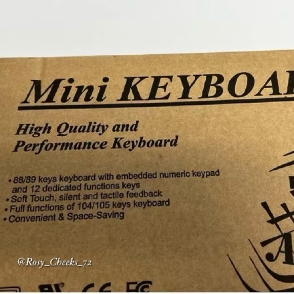 Mini-Keyboard ACK-595U USB Keyboard - Picture 2 of 7